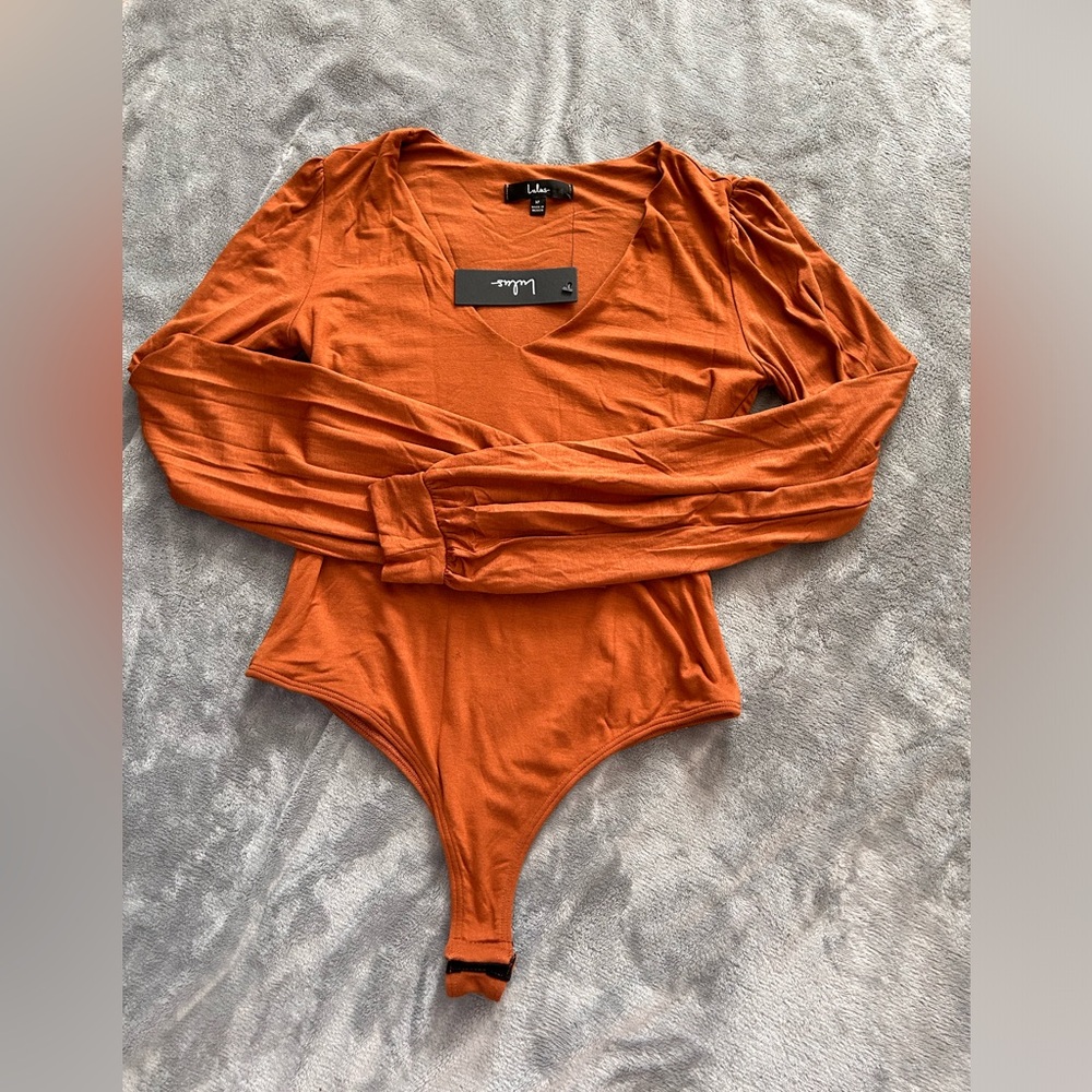 Lulus long sleeve bodysuit NWT